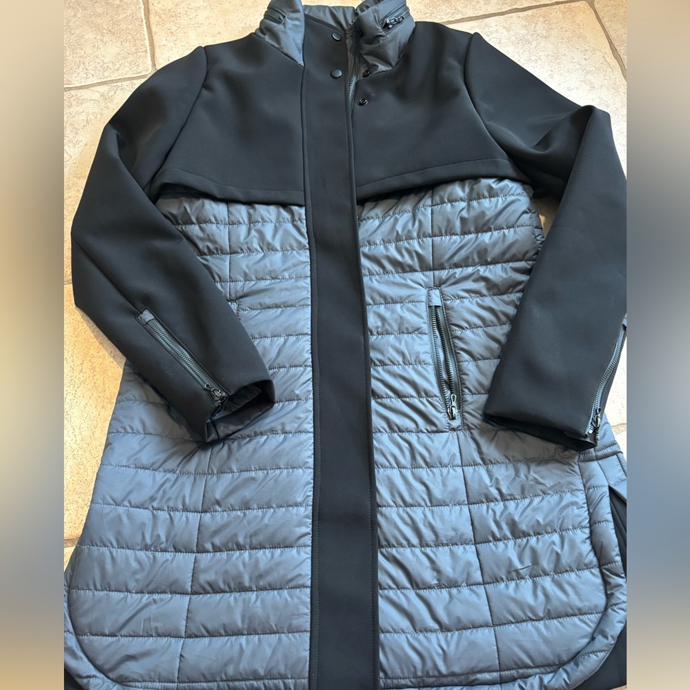 Ciao Milano Women’s Small Black Gray Puffer Jacket Winter Coat